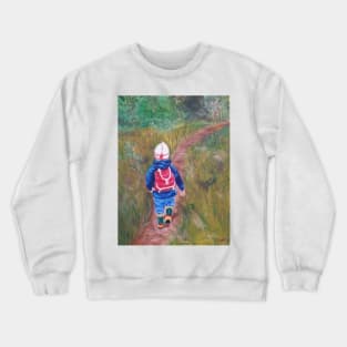 Hiking (ut på tur aldri sur) Crewneck Sweatshirt